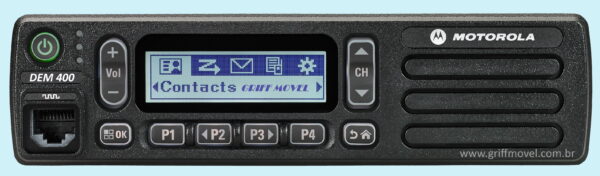 Rádio Motorola com Display DEM400